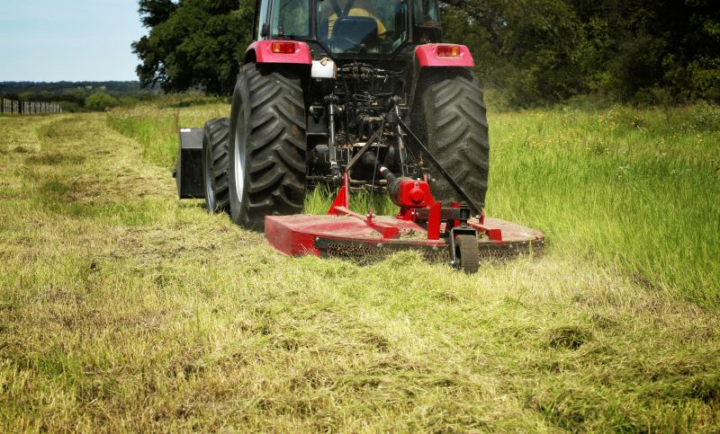 Mowing Equipment in Use
